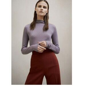 The ROW Kosso Maroon Stretch Virgin Wool Pants
